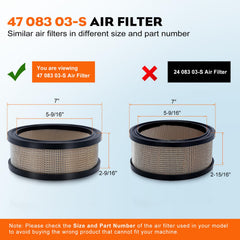 Hipa air filter package with dimensions 18x17.5x6.6 cm