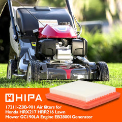Hipa air filter with dimensions on a measuring tape