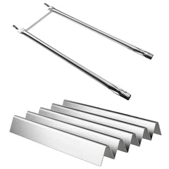 Hisencn stainless steel burner tubes for Weber Spirit 200, front view