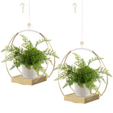 hismocal Hanging Planter front view with black design
