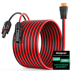 Hiutgowt XT60i Solar Cable 30FT front view
