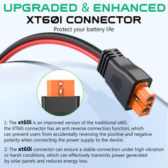 Hiutgowt XT60i Solar Cable 50FT in packaging