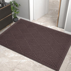 HIYARD Front Door Mat 36x24 coffee colour front view