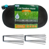Hlinker 75 ft soaker hose black model front view