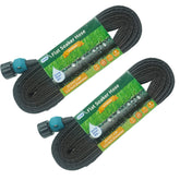 Hlinker Flat Soaker Hose 50FT front view with fittings