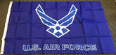 HLLNWB US Air Force Wings Flag 3x5' blue front view