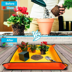 HNXTYAOB Repotting Mat showing waterproof material