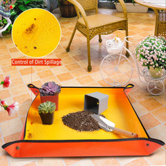 HNXTYAOB Repotting Mat showing waterproof qualities