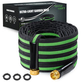 HODUP 100FT garden hose black-green model front view
