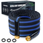 HODUP Lightweight Garden Hose 50 ft in black-blue color