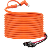 Hoeine 40FT MC4 to DC 8mm Adapter Cable orange color front view