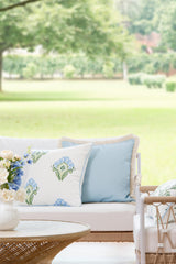 Hofdeco Premium Coastal Throw Pillow Cover 20x20 with invisible zipper detail