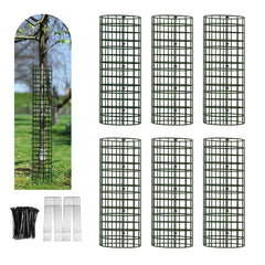 HOLANHING Tree Trunk Protector 6 Pack with zip ties and stakes