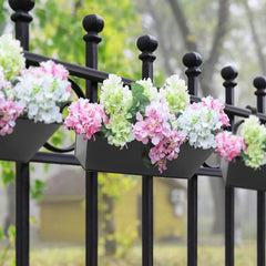 Holensun 16-inch planter box mounted on balcony railing