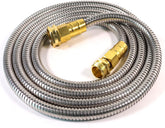 Holldoor Metal Garden Hose 20 ft stainless steel front view