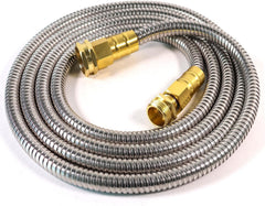 Holldoor Metal Garden Hose 20 ft stainless steel front view