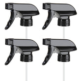 HOMBYS 4 pack black trigger sprayers with adjustable nozzle