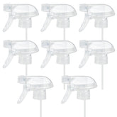 HOMBYS 8 Pack Clear Trigger Sprayers front view