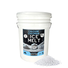 Home and Country USA Calcium Chloride Pellets 8 Pound pail front view