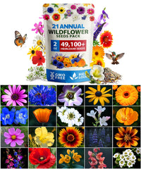 HOME GROWN 21 Native Wildflower Variety Mix packaging front view