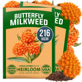 HOME GROWN Butterfly Milkweed Seeds pack front view
