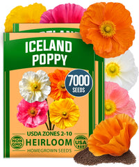 HOME GROWN Iceland Poppy Seeds packaging front view