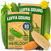 HOME GROWN Luffa Loofah Gourd Seeds package front view