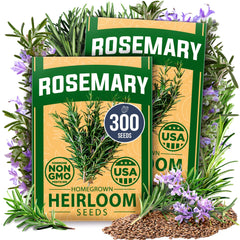 HOME GROWN Rosemary Seeds package front view