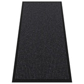 HOMEK Indoor Outdoor Door Mat 4' x 2' grey front view