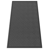 HOMEK Indoor Outdoor Door Mat 5' x 3' gray front view