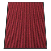HOMEK Indoor Outdoor Door Mat Red 3' x 4' front view
