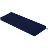 HOMELYSIAN Outdoor Bench Cushion 45 x 18 x 3 Navy front view