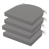 HOMELYSIAN Outdoor Chair Cushion light grey front view