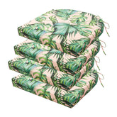 HOMELYSIAN Outdoor Chair Cushion Tropical Rainforests design front view