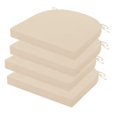 HOMELYSIAN Outdoor Chair Cushions beige front view