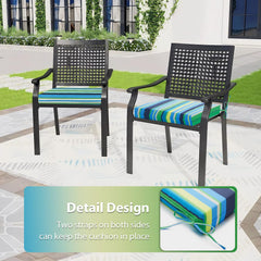 HOMELYSIAN Outdoor Chair Cushions on patio furniture