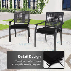 HOMELYSIAN Outdoor Chair Cushions packed in vacuum bags