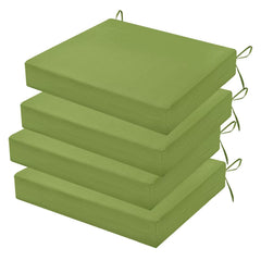 HOMELYSIAN Outdoor Chair Cushions set of 4 in grass green