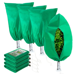 Homimp Plant Covers 4 PCS green frost protection covers front view