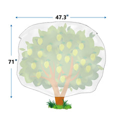 Homimp Plant Covers displayed over outdoor plants