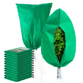 Homimp Plant Covers pack of 12 in green color