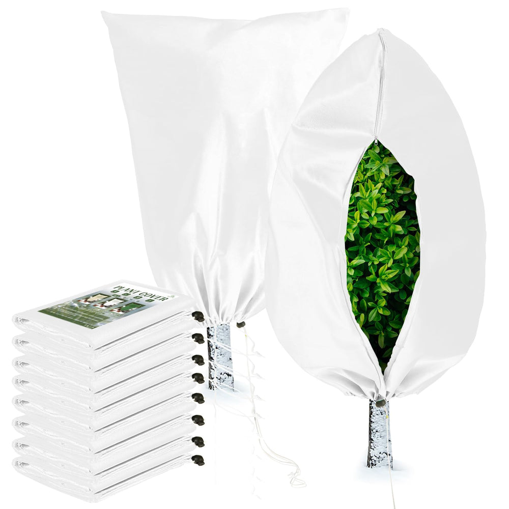 Homimp plant covers white, front view