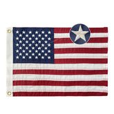 Homissor American Flag 12x18 front view with embroidered stars