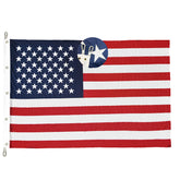 Homissor American Flag 12x18 Ft front view with embroidered stars