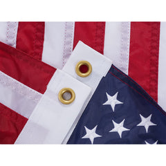 Homissor American Flag 12x18 on a boat showing patriotic display
