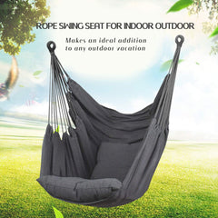 Hommtina Hammock Chair hanging in a garden