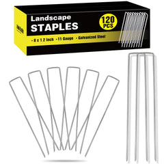 HongWay 120 Pack Landscape Staples 8 Inch in sturdy box