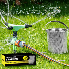 HongWay landscape staples showing U-shape design