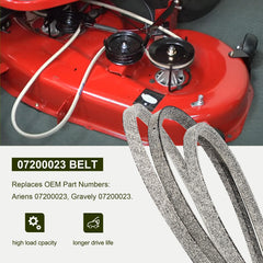 Honoyam 07200023 Mower Deck Belt 52 inch close-up