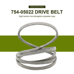 Honoyam lawn mower deck belt dimensions 1/2 inch x 108.3 inch